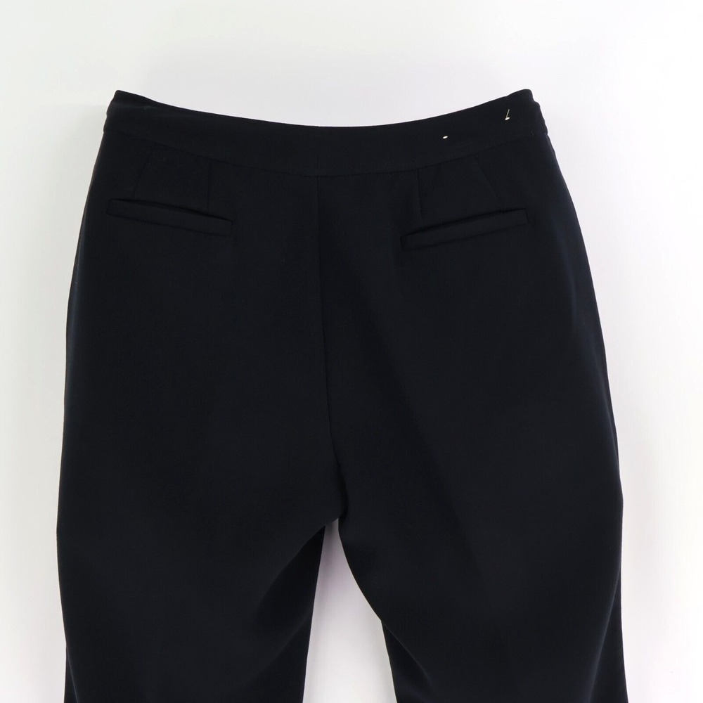 Eddie Bauer Dress Pants Mercer Fit Womens 6P Dark Blue Mid Rise Pockets Bootcut - Picture 3 of 6
